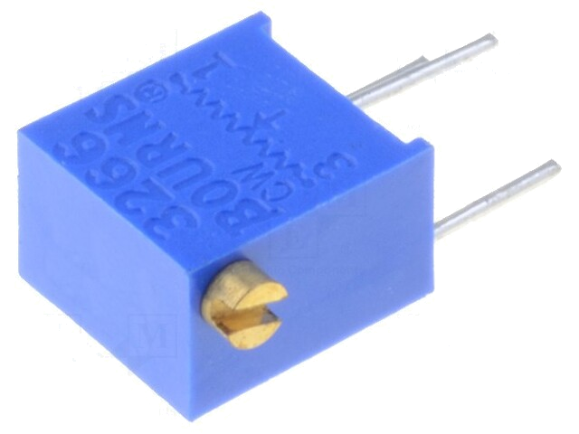 Potentiometer: montage-; meerslagen; 50Ω; 250mW; ±10%; lineair Potentiometer: montage-; meerslagen; 50Ω; 250mW; ±10%; lineair